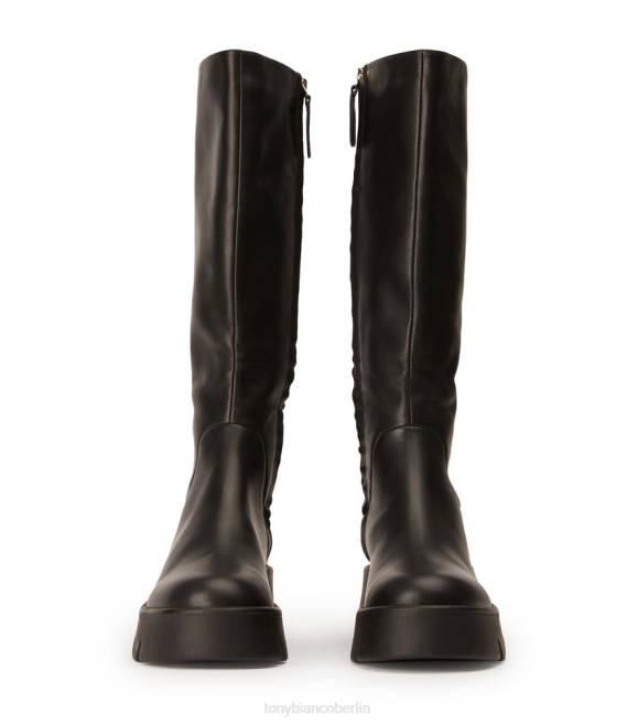 kniehohe Stiefel| de Tony Bianco Frauen Rage-Kalbsstiefel schwarzes Turin 4624424